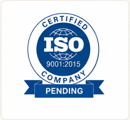 ISO 9001 (pending) logo